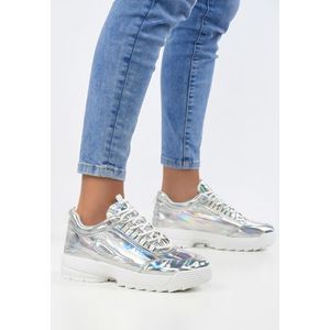 Genial ezüst női sneakers kép