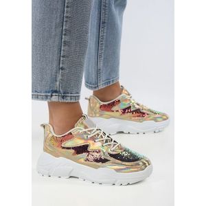 Glarus aranyszínü női sneakers kép