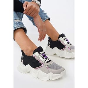 Dunes fekete női sneakers kép