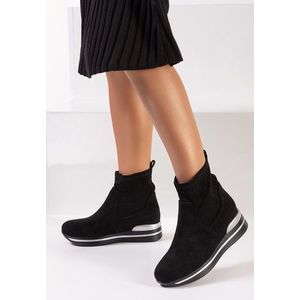 Mantia fekete telitalpú sneakers kép