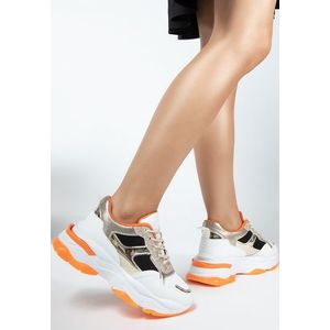 Varena fehér telitalpú sneakers kép
