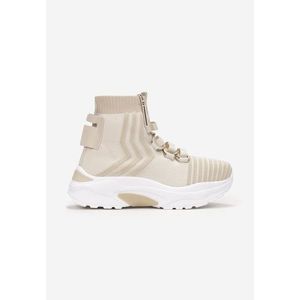 Karrie bézs high-top sneakers kép