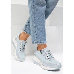 Relax kék telitalpú sneakers kép