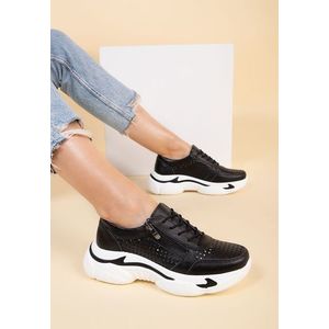 Alaina fekete női sneakers kép