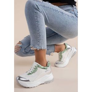 Ravenna fehér telitalpú sneakers kép