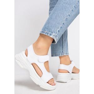 Othilia fehér platform szandál kép