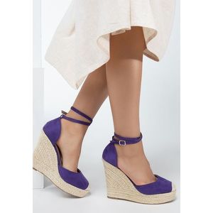 Saniza lila platform szandál kép