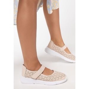 Ewelina bézs bőr espadrilles kép