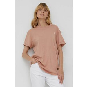 G-Star Raw pamut póló rózsaszín kép
