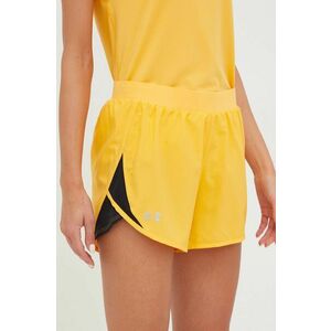 Under Armour rövidnadrág futáshoz női, narancssárga, sima, közepes derékmagasságú kép