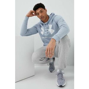 Under Armour felső lila, férfi, nyomott mintás, kapucnis kép