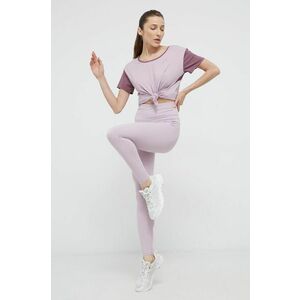 Under Armour edzős legging Meridian lila, női, sima kép