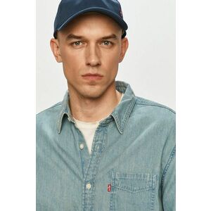 Levi's pamut ing férfi, galléros, kék, regular kép