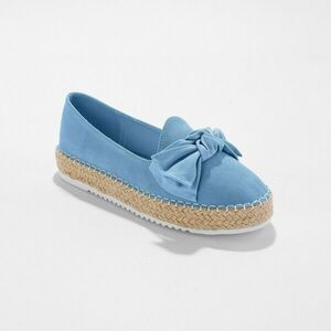 Espadrilles mokaszinok masnival kép