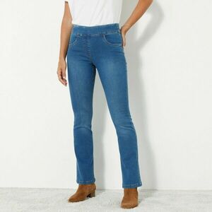 Rugalmas, bootcut leggings alacsonyabb alakhoz kép