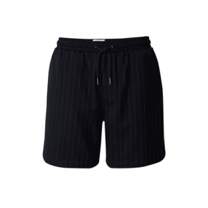 DAN FOX APPAREL Nadrág 'Ian' tengerészkék / fehér kép