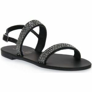 Lapos talpú szandálok S.piero BLACK TR SOLE kép