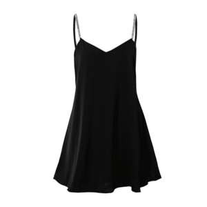 Nasty Gal Ruha fekete / ezüst kép