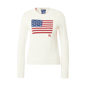 Polo Ralph Lauren Pulóver ekrü / tengerészkék / cseresznyepiros kép