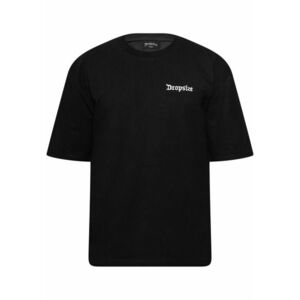 Dropsize Póló 'Embo' fekete / fehér kép
