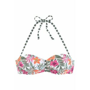 VENICE BEACH Bikini felső olíva / narancs / rózsaszín / fehér kép
