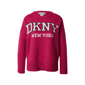 DKNY Pulóver rózsaszín / fekete / fehér kép