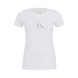 Calvin Klein Jeans Curve Póló arany / fehér kép