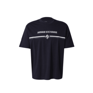 ARMANI EXCHANGE Póló tengerészkék / fehér kép