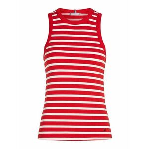 TOMMY HILFIGER Top piros / fekete / fehér kép