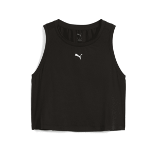 PUMA Sport top 'Cloudspun' fekete / fehér kép