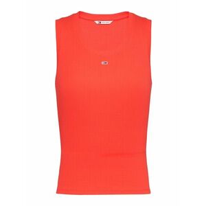 Tommy Jeans Top 'ESSENTIAL' sötét narancssárga kép