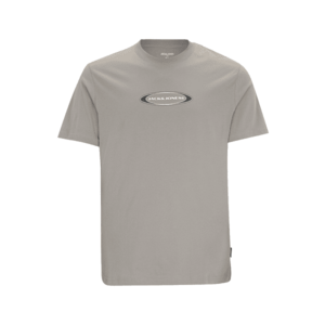Jack & Jones Plus Póló 'JCOPACER' szürke / fekete / fehér kép