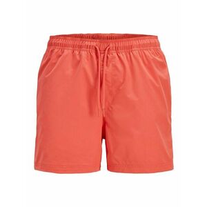 JACK & JONES Rövid fürdőnadrágok 'JPSTMAUI' korál / fehér kép