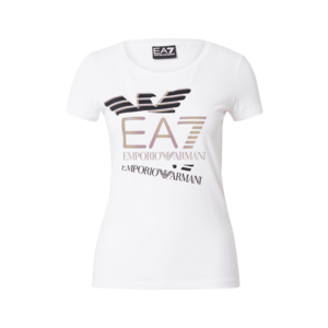 EA7 Emporio Armani Póló khaki / mályva / fekete / fehér kép