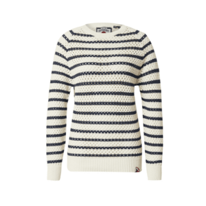Superdry Pulóver ekrü / tengerészkék kép