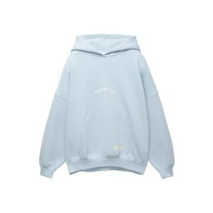 Pull&Bear Tréning póló világoskék / piszkosfehér kép