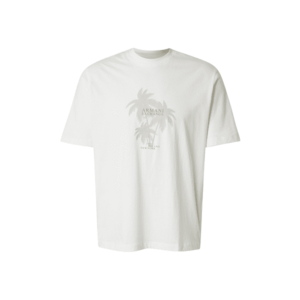 ARMANI EXCHANGE Póló taupe / piszkosfehér kép