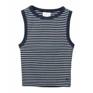 Pull&Bear Top 'RAYA' tengerészkék / fehér kép