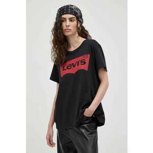 Levi's pamut póló fekete kép