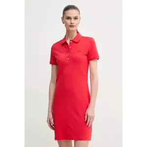 Lacoste ruha piros, mini, egyenes kép