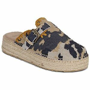 Klumpák Mou JUTE CLOG CAMO PRINT kép