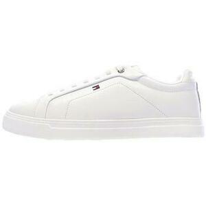 Tenisz Tommy Hilfiger Baskets Sportswear Cuir Synthétique Blanc kép
