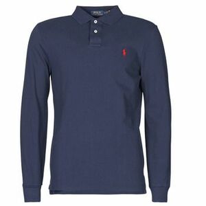Hosszú ujjú galléros pólók Polo Ralph Lauren POLO AJUSTE DROIT EN COTON BASIC MESH LOGO PONY PLAYER kép