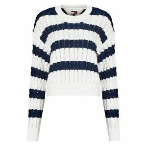 Pulóverek Tommy Jeans TJW LOOSE CABLE SWEATER EXT kép