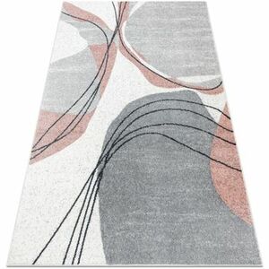 Szőnyegek Rugsx Szőnyeg FUSION 5868 fehér / sötét rózsaszín 240x330 cm kép