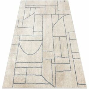 Szőnyegek Rugsx Szőnyeg FUSION 0806 krém / sötétszürke - 120x170 cm kép