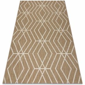 Szőnyegek Rugsx FLAT 48956265 Szizál szőnyeg Geometrikus - natú 160x230 cm kép