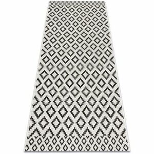 Szőnyegek Rugsx Fonott sizal flat szőnyeg 49361960 Rombuszok kré 80x150 cm kép