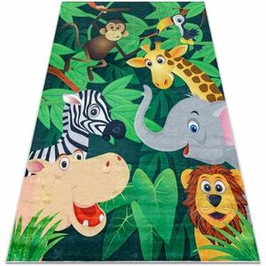 Szőnyegek Rugsx BAMBINO 2705 mosható szőnyeg Állatok, Afrika gy 200x290 cm kép