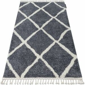 Szőnyegek Rugsx Szőnyeg BERBER CROSS B5950 szürke / fehér 180x270 cm kép